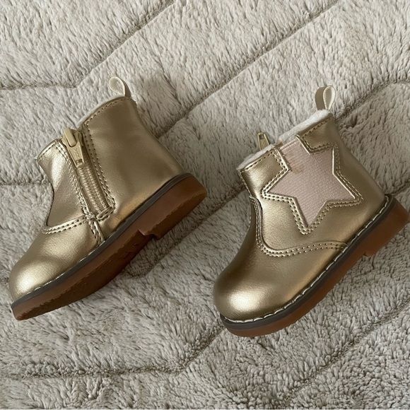 H&M Other - KIDS: H&M Gold Baby Star Boots